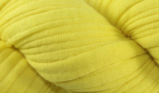 Recycled T-Shirt Yarn- Yellow