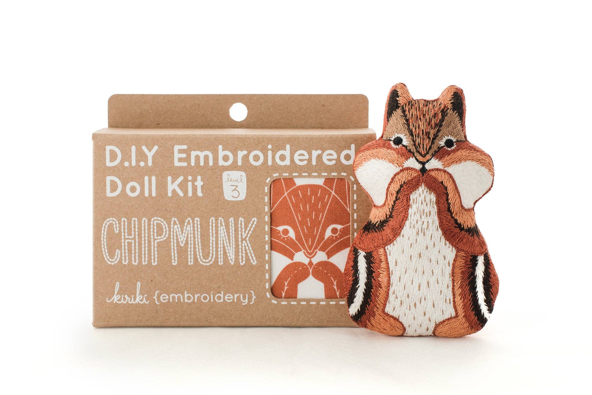 Kiriki Press - Chipmunk - Embroidery Kit