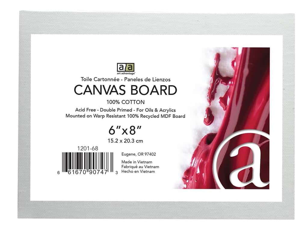 Art Advantage Recycled MDF Canvas Boards