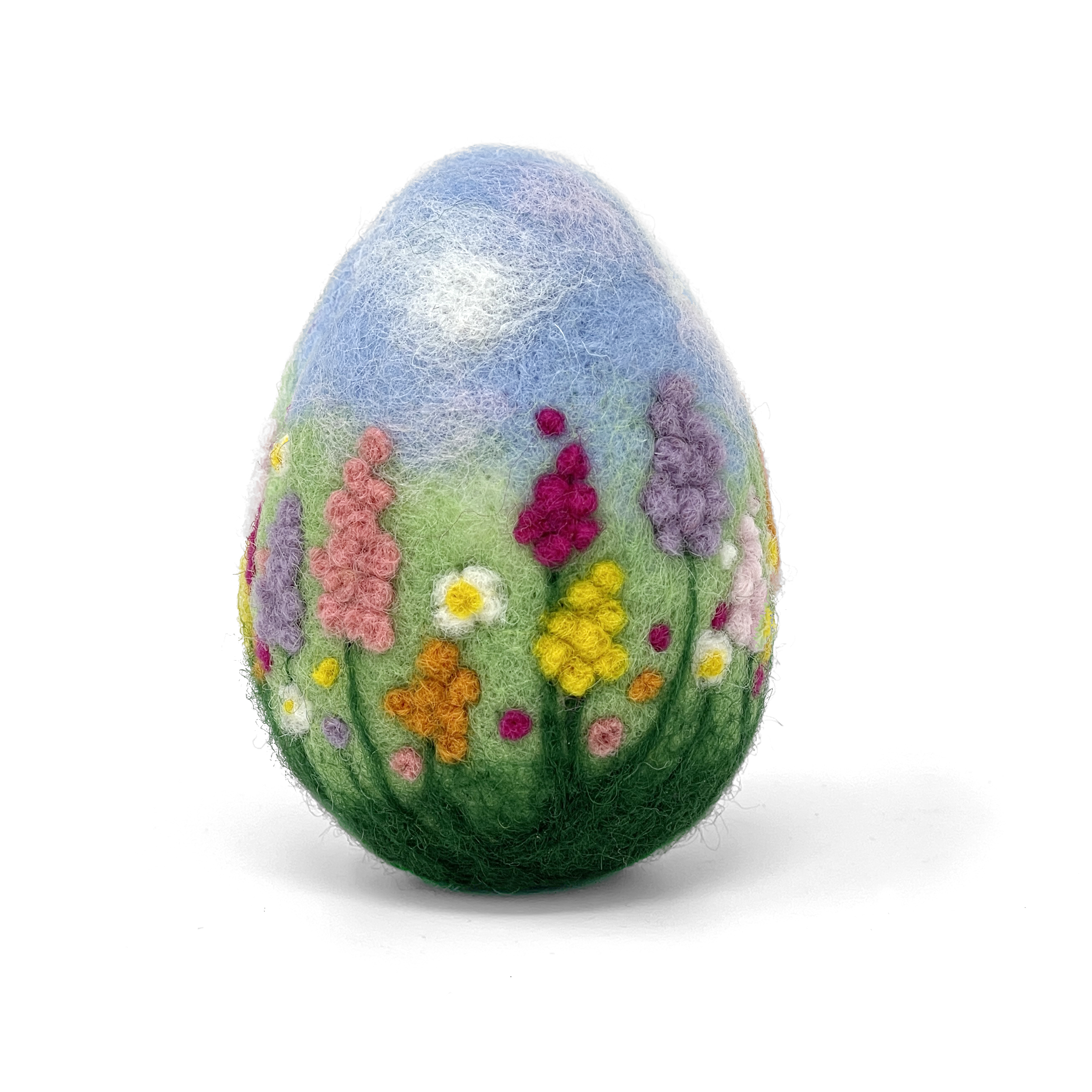 The Crafty Kit Company - Cottage Garden Egg Needle Felting Craft Kit