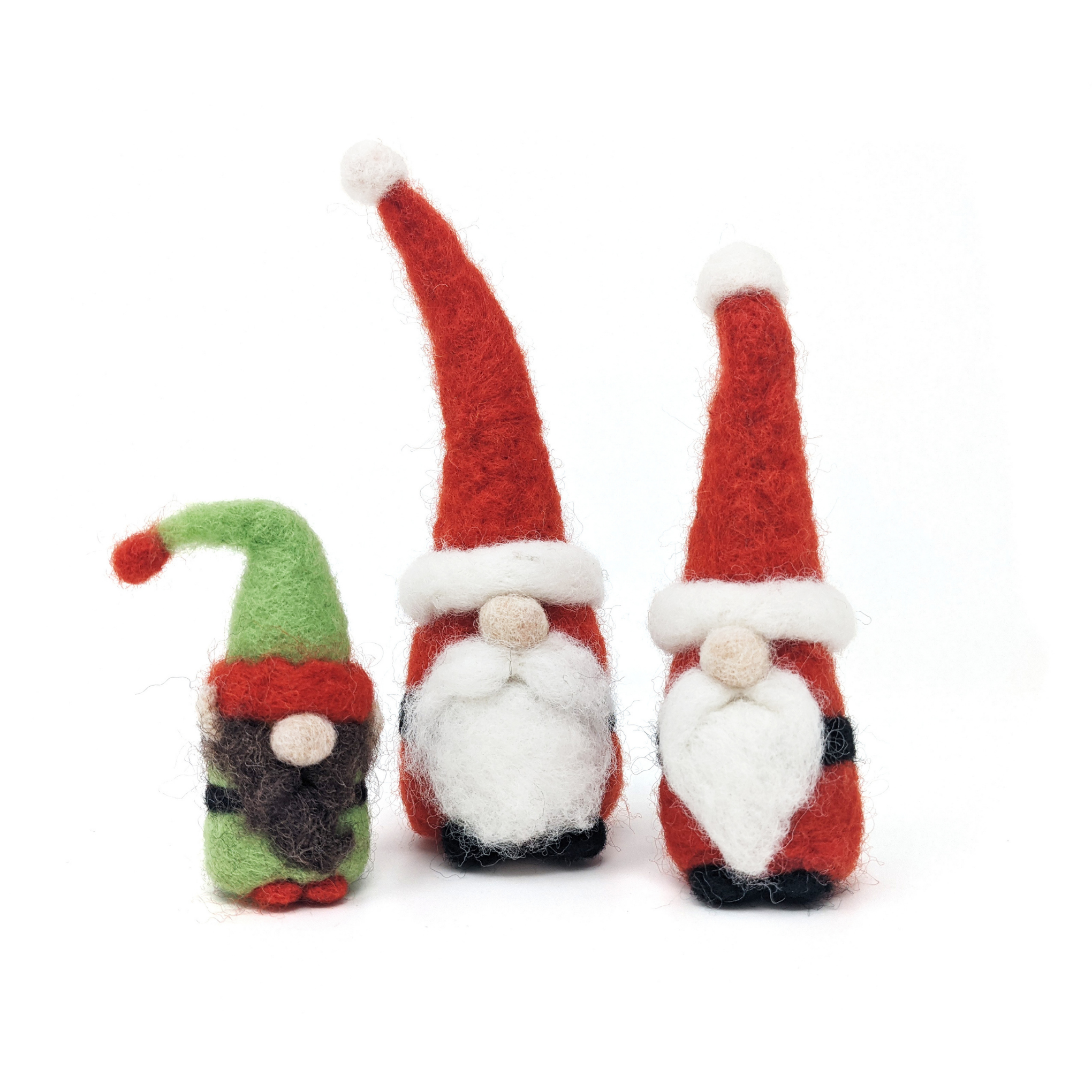 The Crafty Kit Company - Santa Gnomes Needle Felting Kit