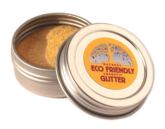 Natural Earth Paint - Eco-friendly Cosmetic Glitter Gold