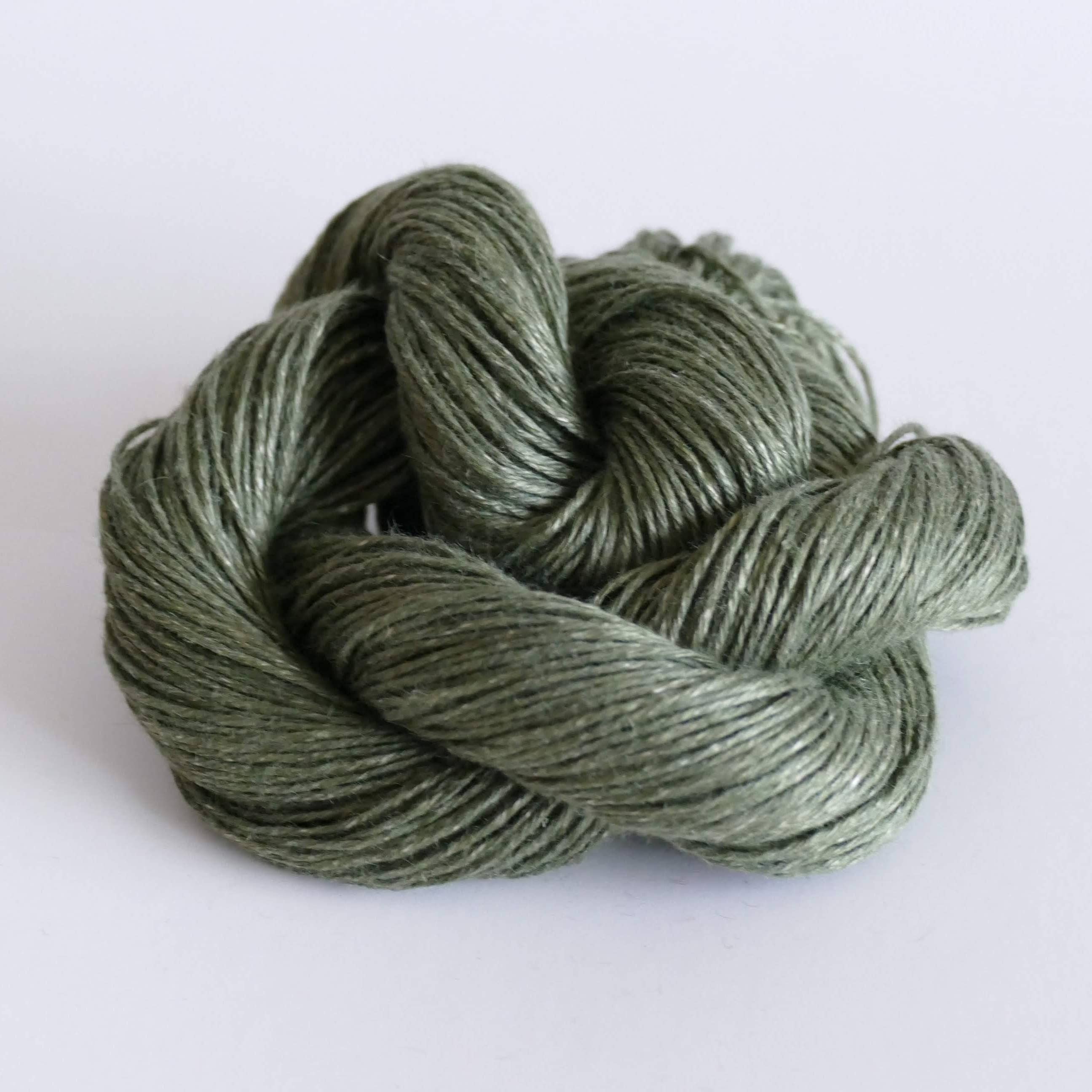 eco-stitch - Knitting Kit: Fluido Linen Scarf or Wrap - Olivi