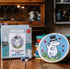The Crafty Kit Company - Moomin Cross Stitch Kit - Moominpappa Dancing
