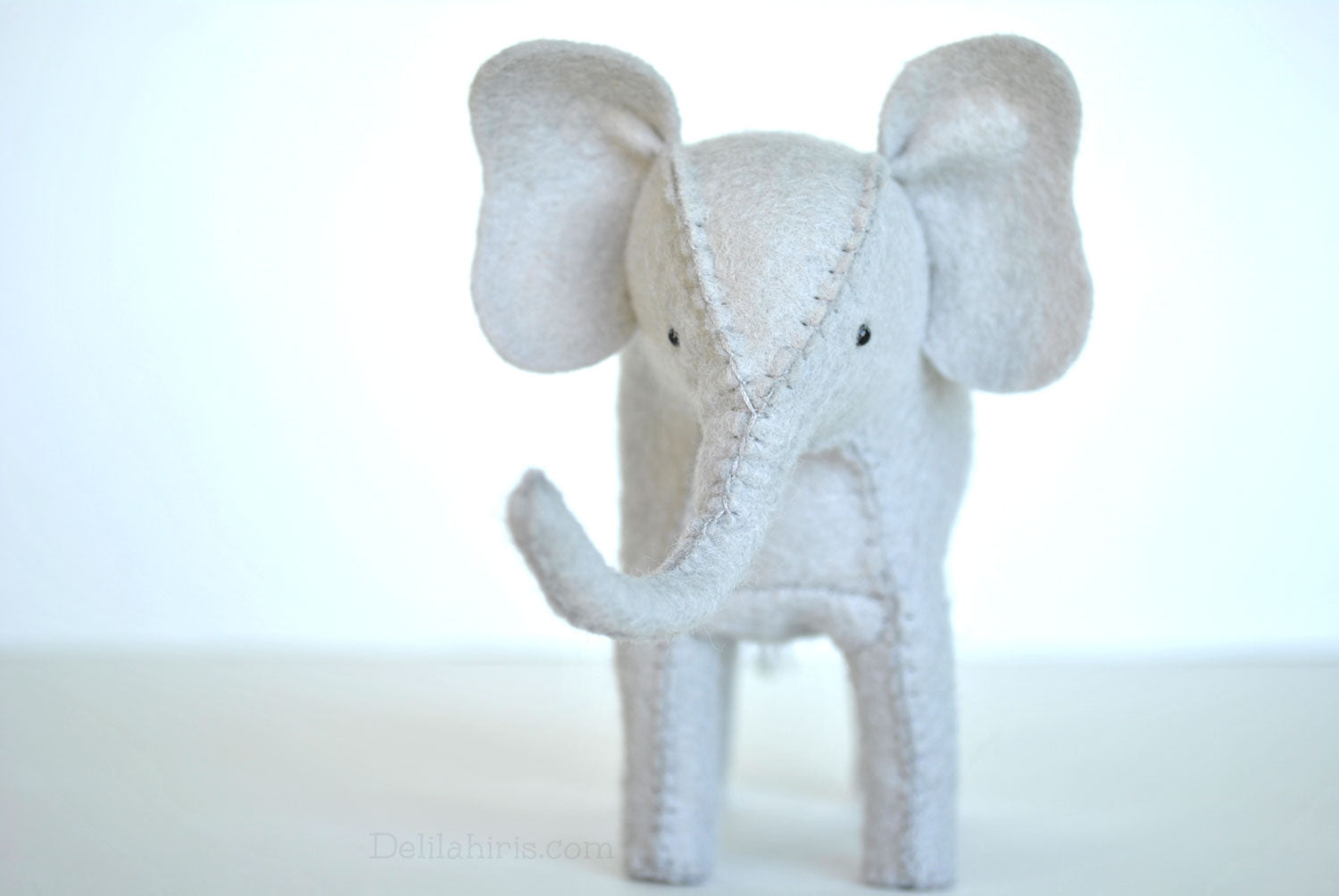 Delilah Iris Felt Elephant Hand Sewing Kit
