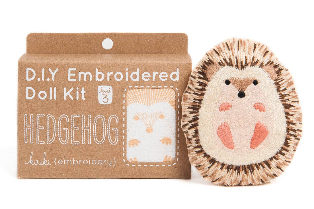 Kiriki Press - Hedgehog - Embroidery Kit