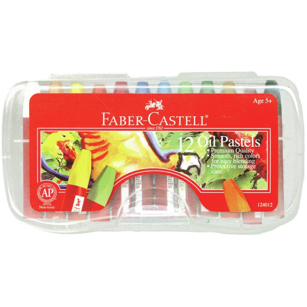 Faber-Castell Oil Pastels 12/Pkg