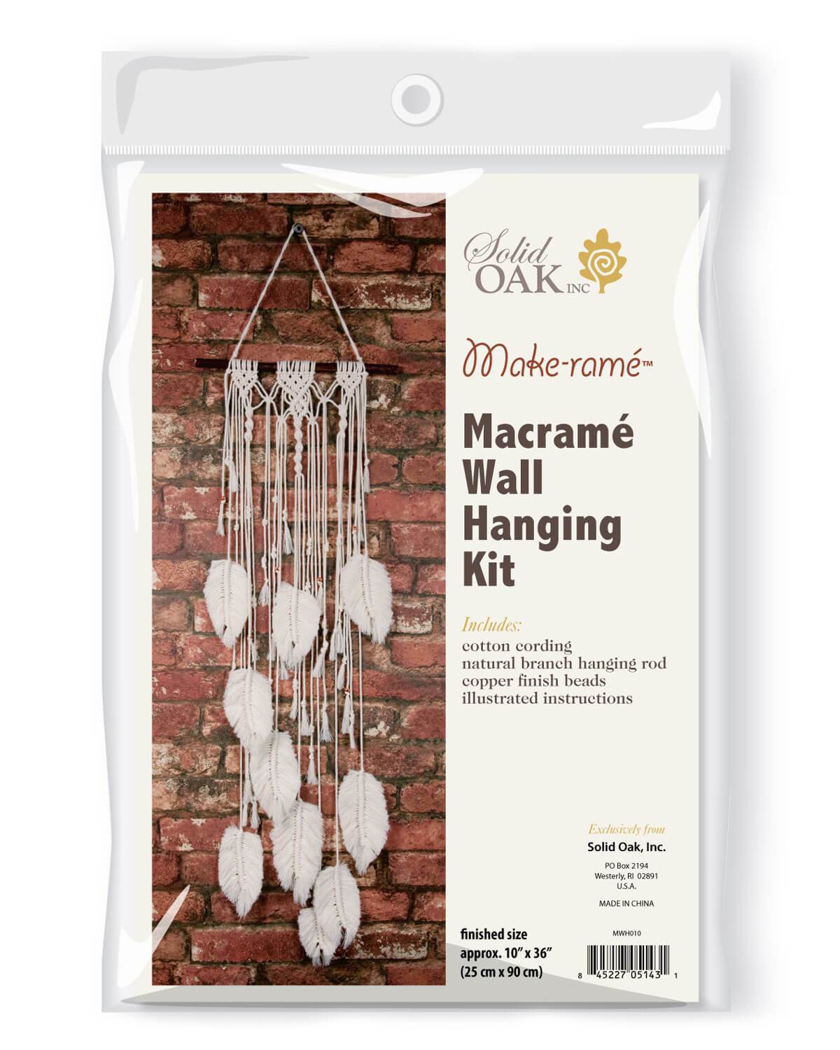 Make-ramé™ Kit - Feather Macrame Kit