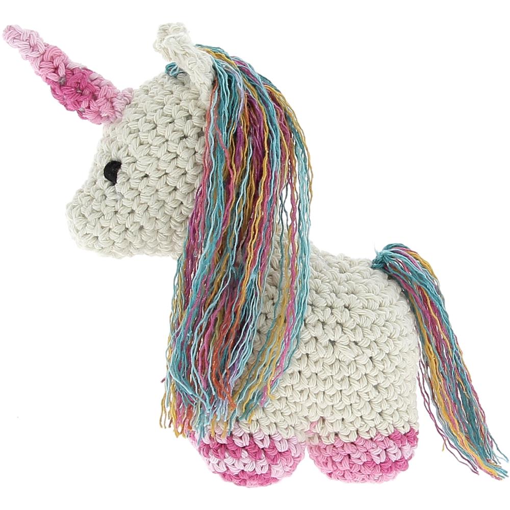 Unicorn Nora Hoooked Crochet Kit with Eco Barbante Yarn