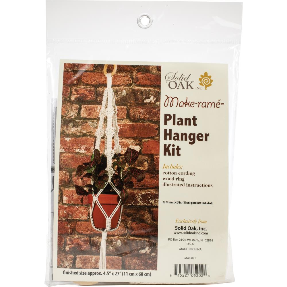 Solid Oak Make-ramé™ Plant Hanger Kit - Picots