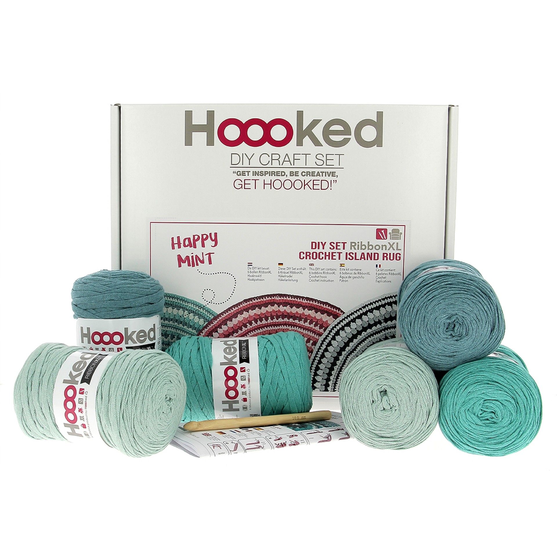 Hoooked DIY Crochet Island Rug Kit