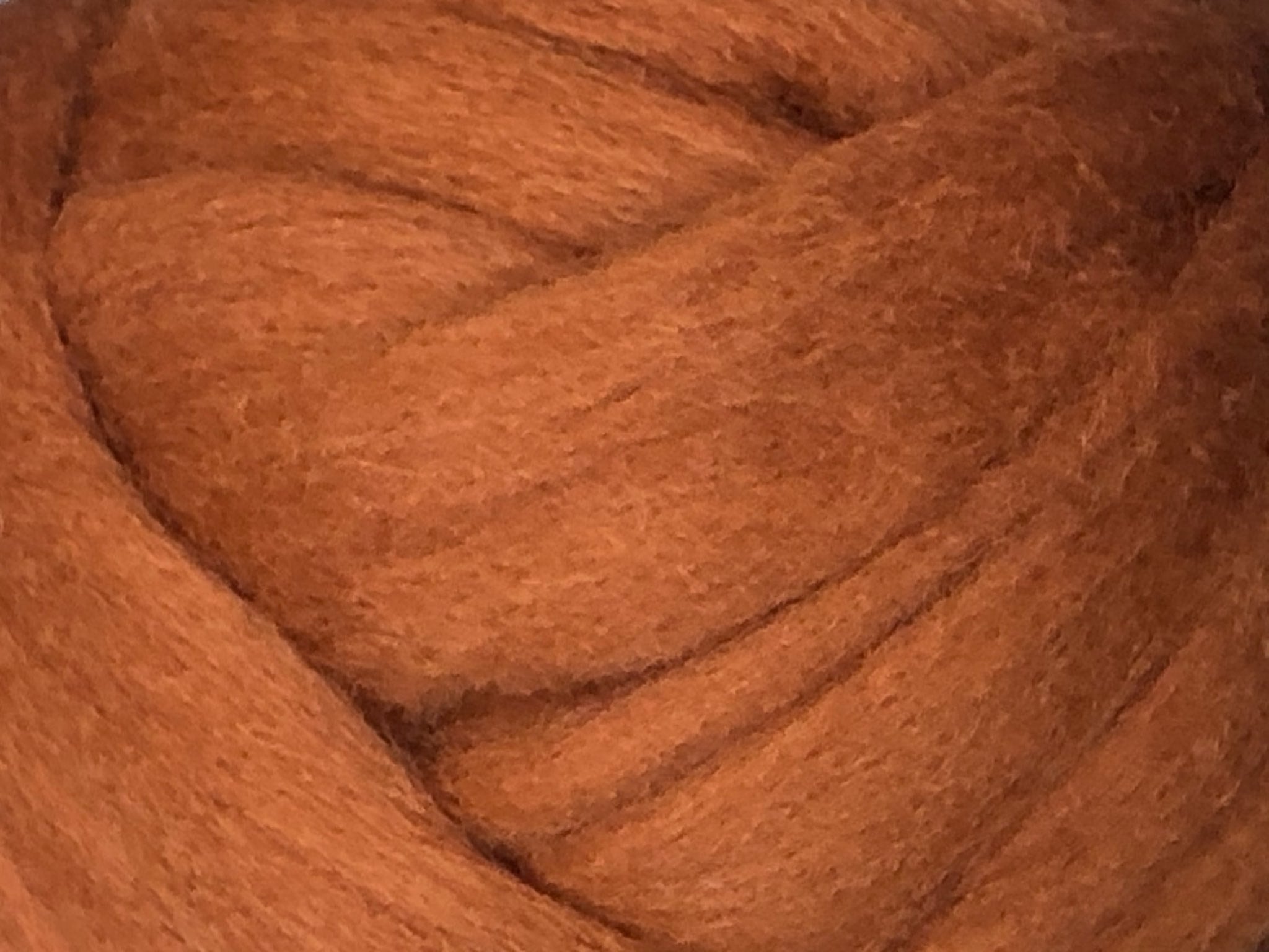 Wool Roving - 1oz - Rust