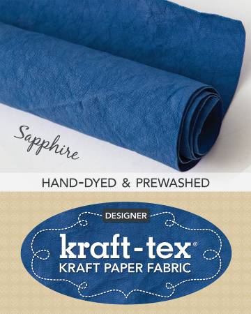 Kraft-Tex Designer Kraft Paper Fabric- Sapphire