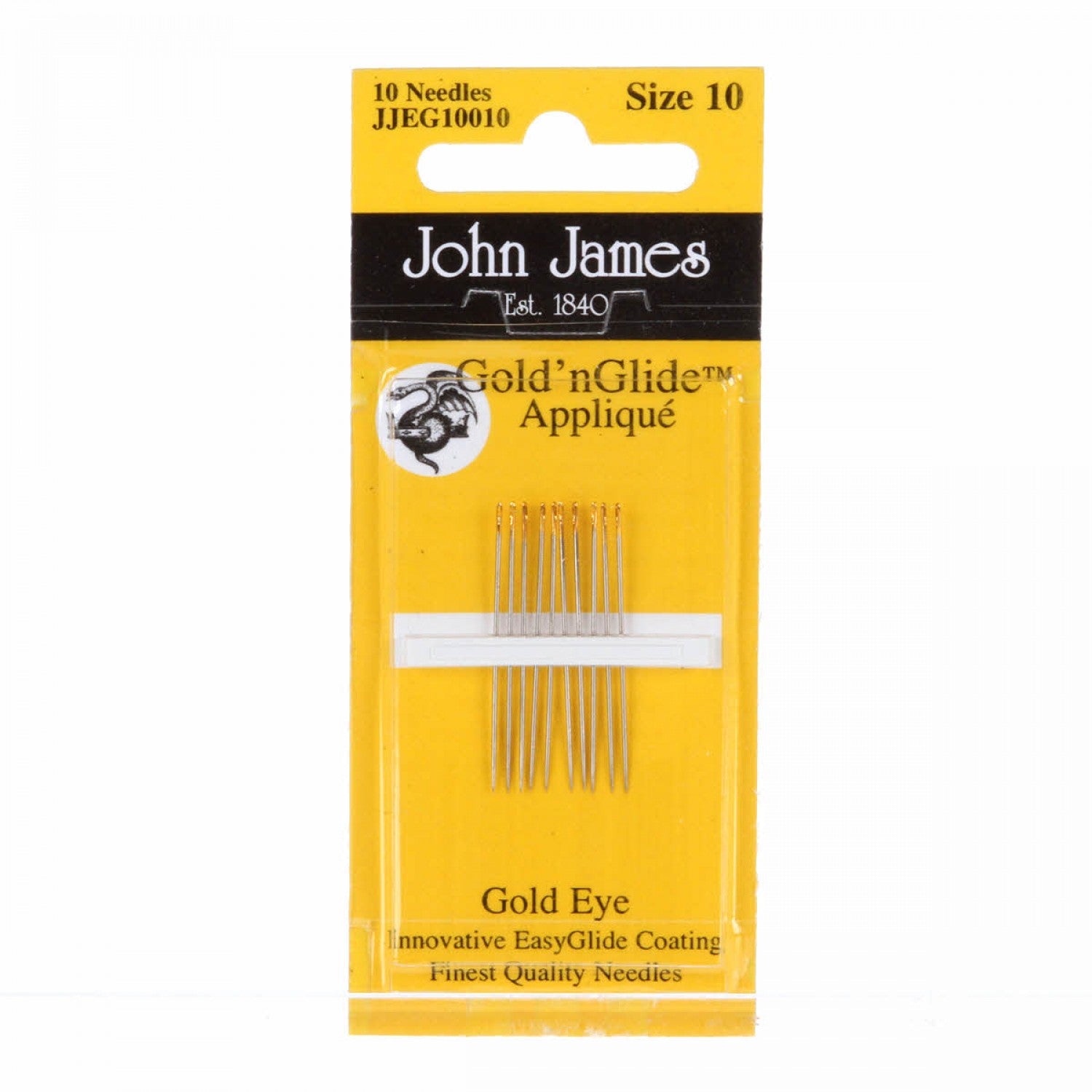 John James Gold 'n Glide Applique Needles