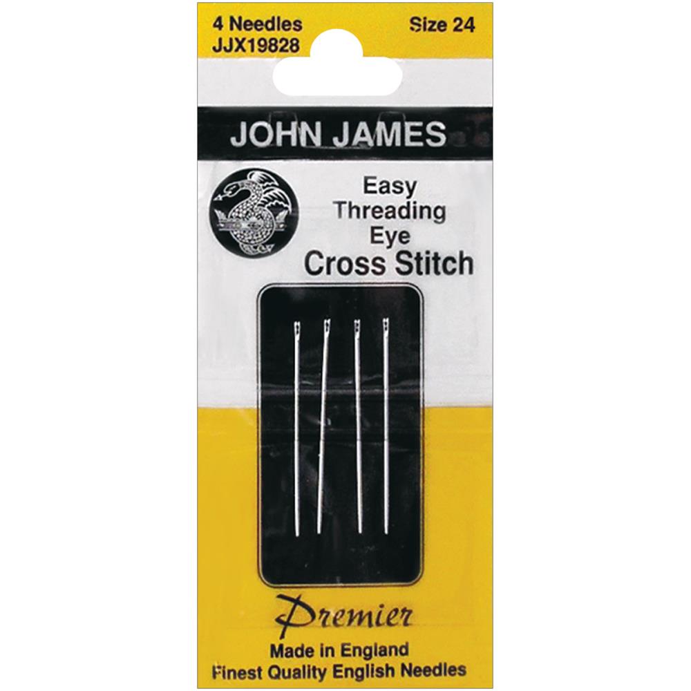 John James Easy Threading Cross Stitch Hand Needles